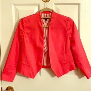 Coral/Pink Ann Taylor Blazer, Size 2P